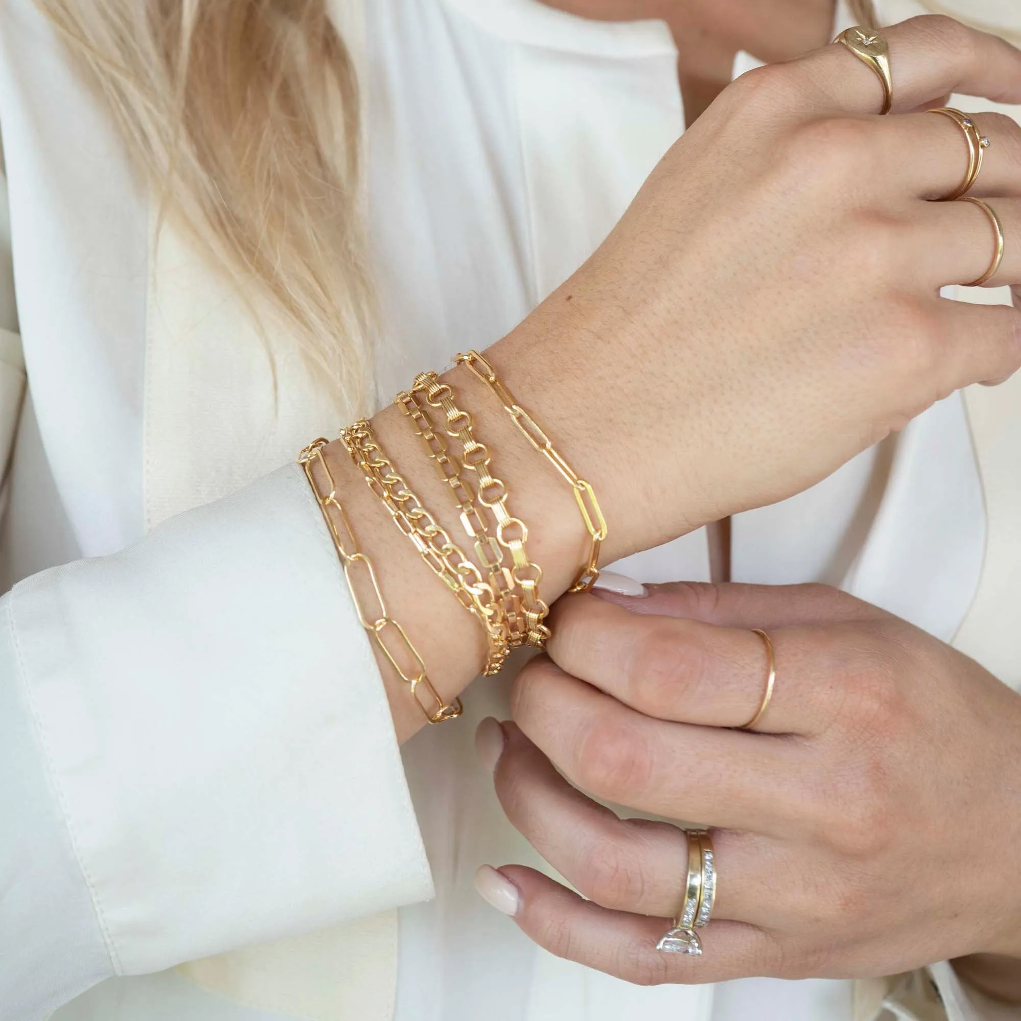 Gold Filled Loops Bracelet