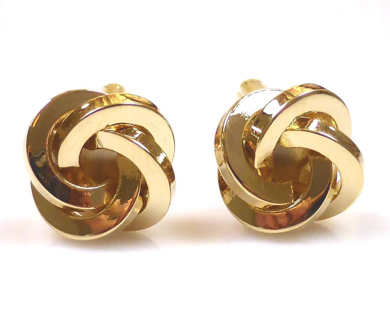 Gold Love Knot Cufflinks