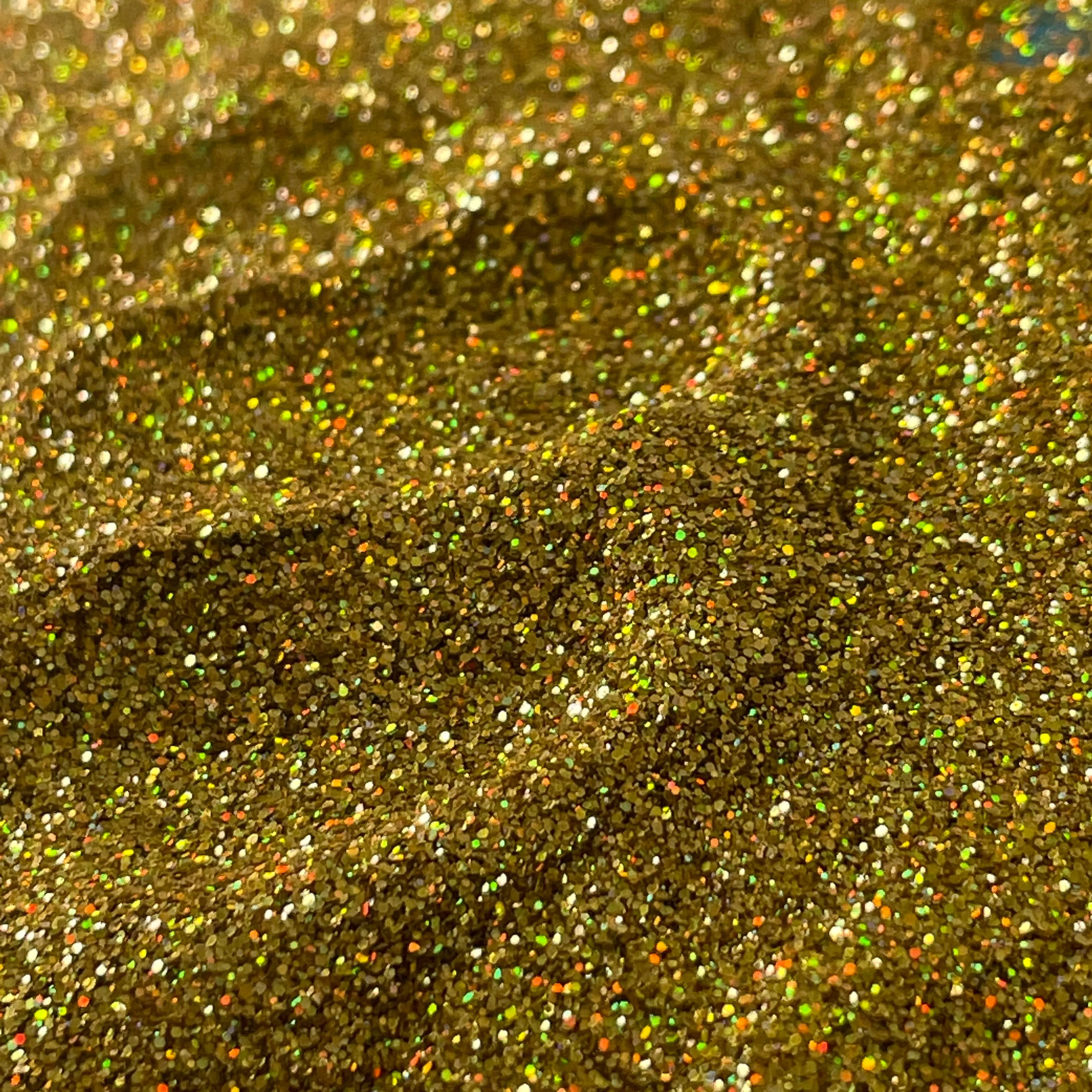 Golden Halo gold holographic super ultra fine SF Glitter for pens candles earrings clay resin mugs slime tumblers nail art 2 oz