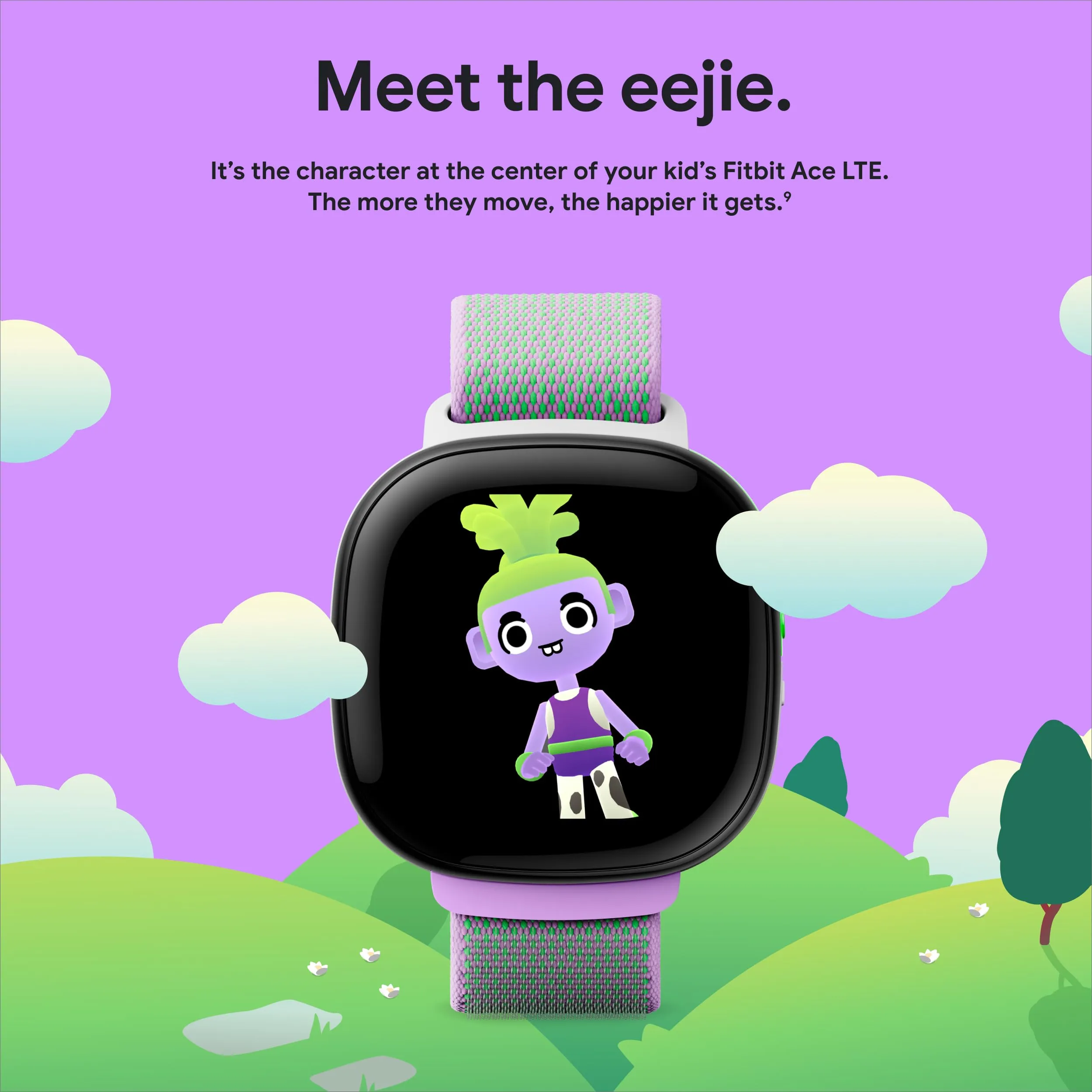 Google Fitbit Ace LTE - Kids Smartwatch with Call, Text, GPS, and Activity-Based Games, Ace Pass data plan required - Spicy-Zing