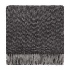 Gotland Sheri Blanket [Charcoal/Grey]