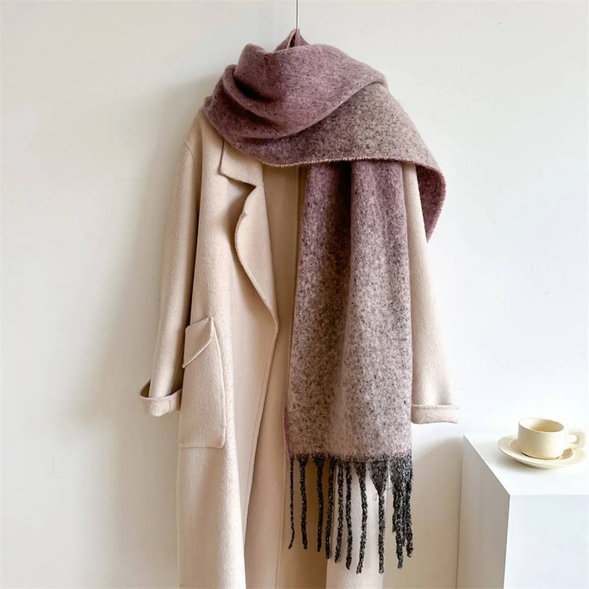 Gradient Scarf - Dark Grey