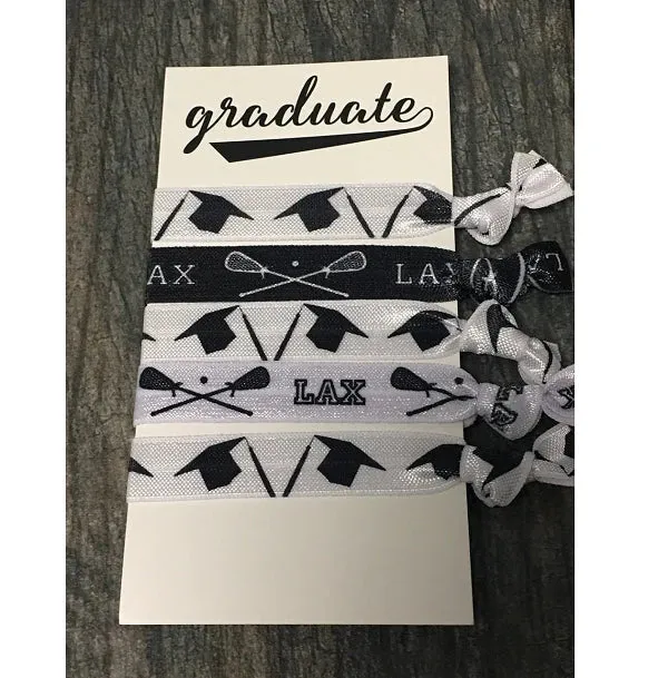 Graduation Lacrosse Hair Ties - Pick