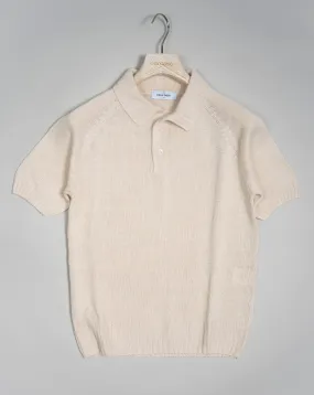 Gran Sasso Linen & Cotton Heavy Polo / Off-White