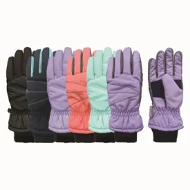 Grand Sierra Girls Taslon Ski Glove with Thinsulate Size 4-6x