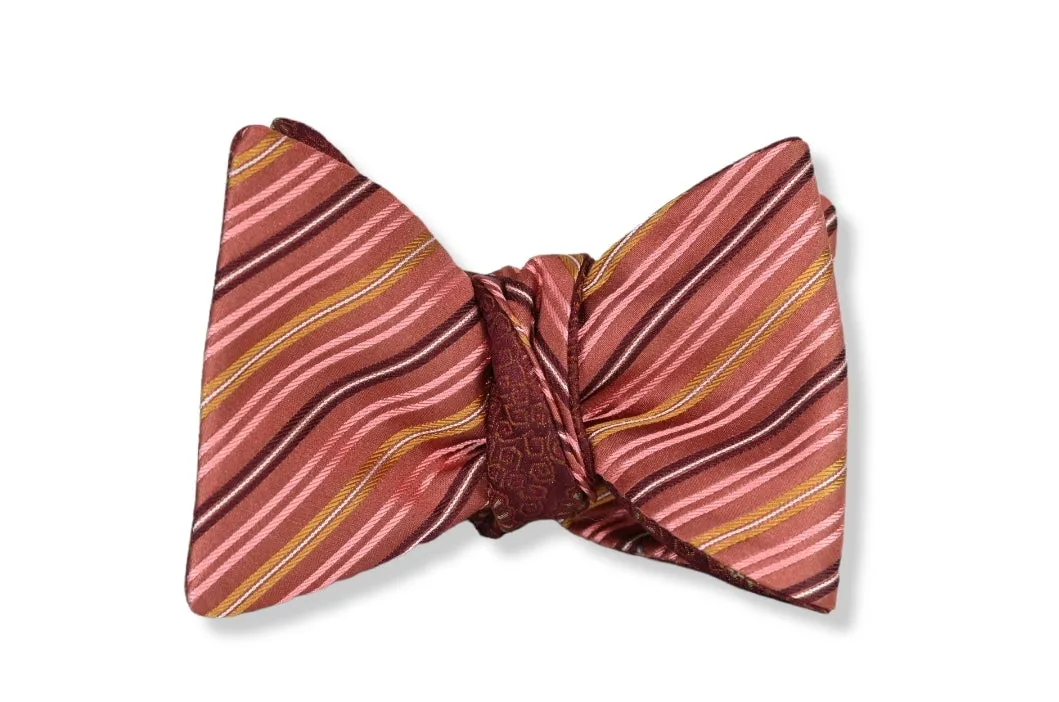 Grander Reversible Woven Silk Butterfly Bow Tie