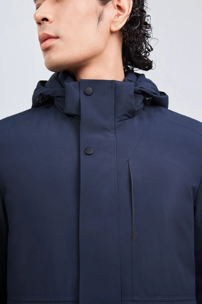 Graphene-Lined Down Parka Jacket | Ink Blue KBL000