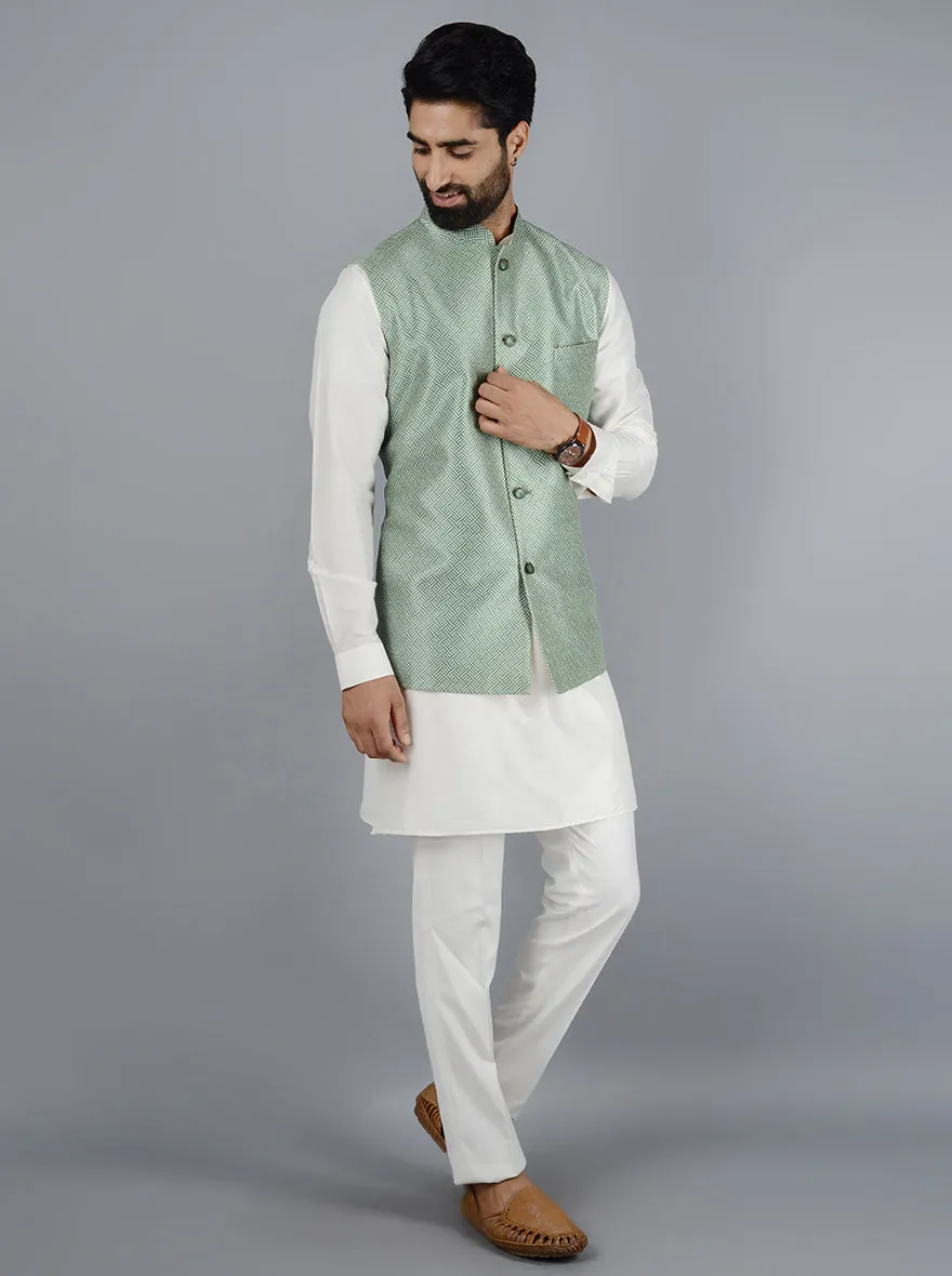 Green Bandhgala Jacket | TULA