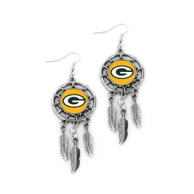 Green Bay Packers Dream Catcher Earrings