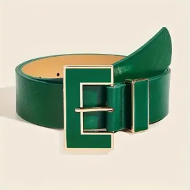 Green Buckle Belt