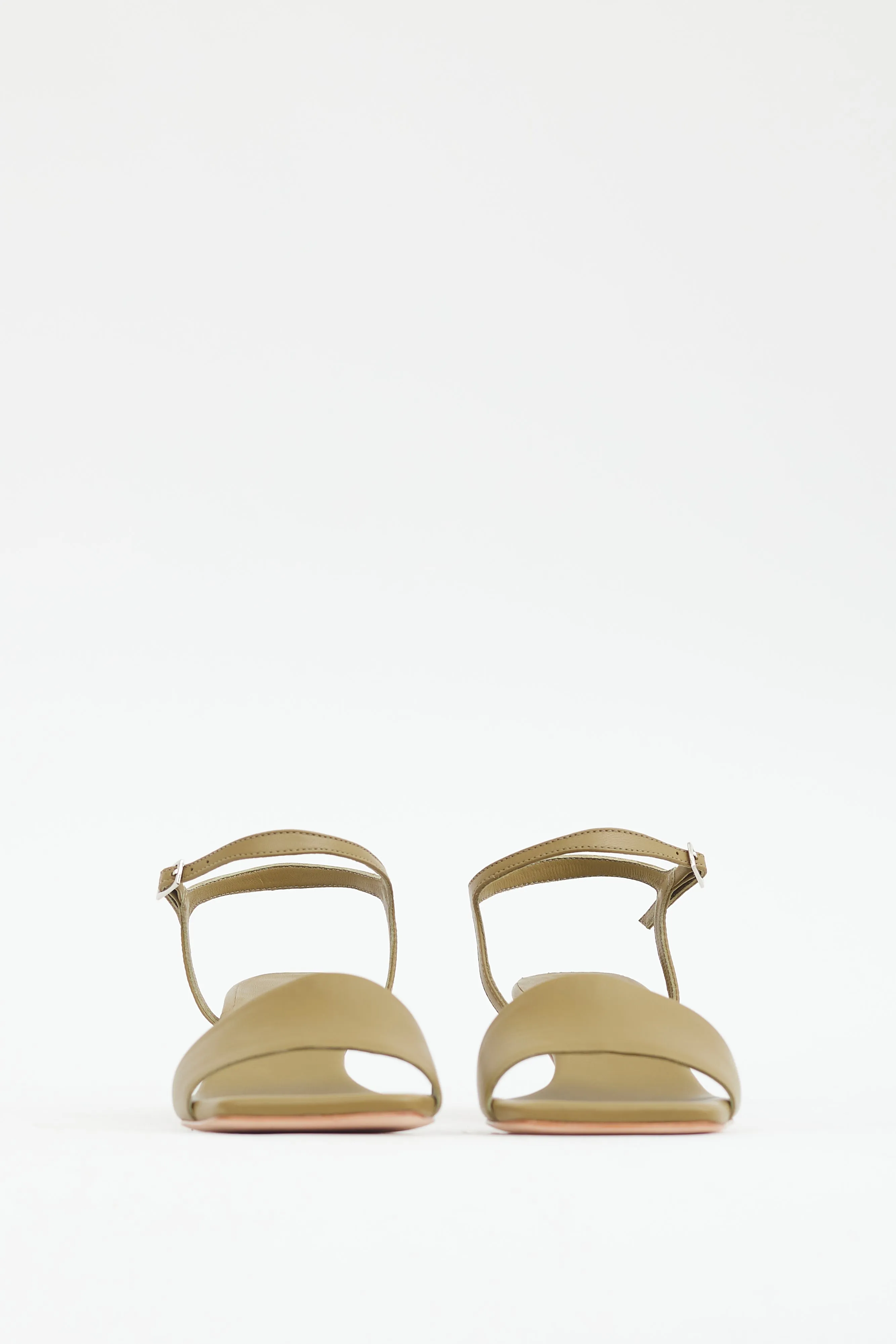 Green Leather Golly Sandal