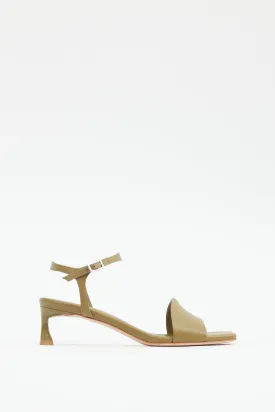 Green Leather Golly Sandal