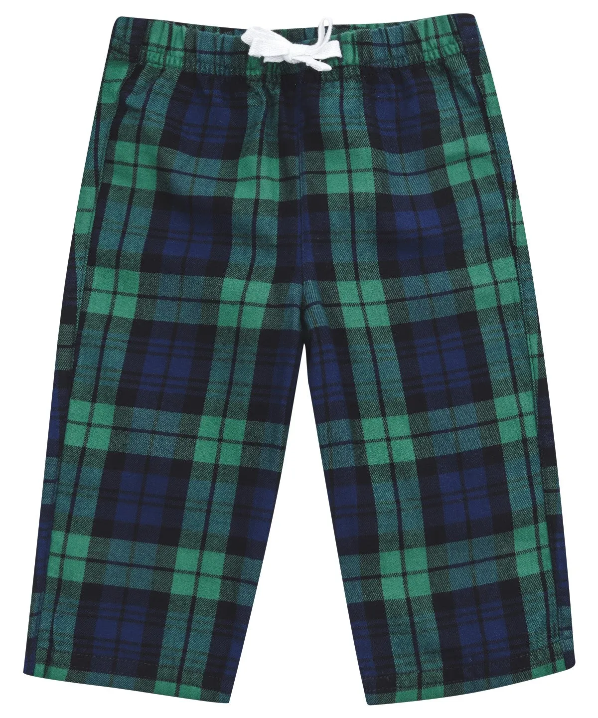 Green/Navy Check - Tartan lounge trousers