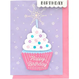 Greeting Card Birthday Cupcake