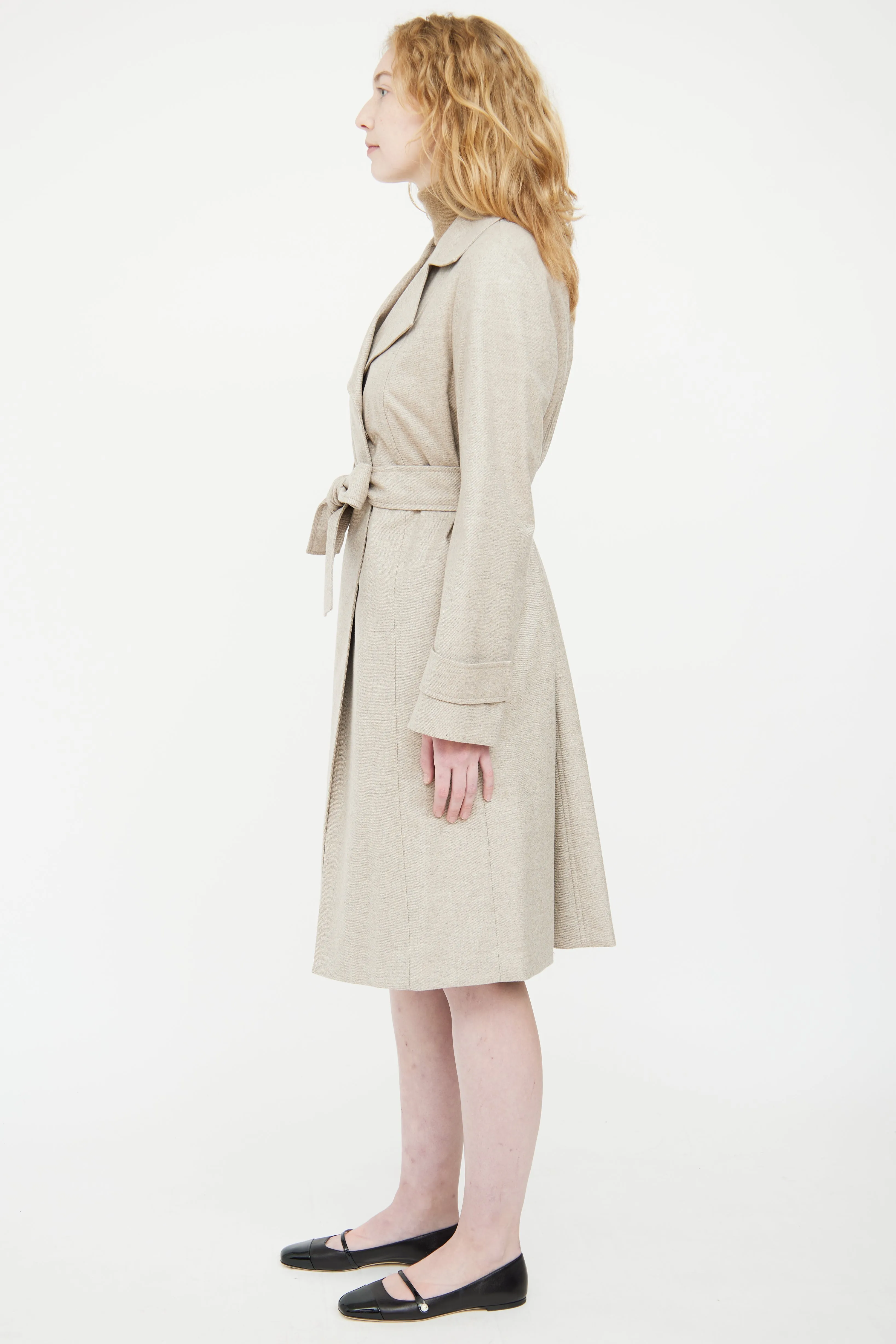 Grey Cashmere Coat