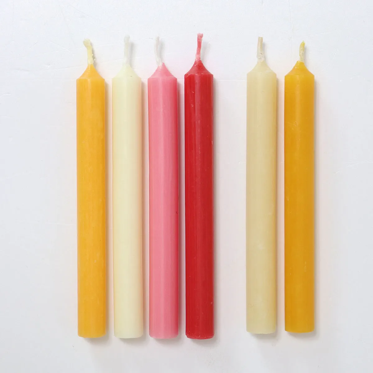 Grimm's Cream 100% Beeswax Candles - 12