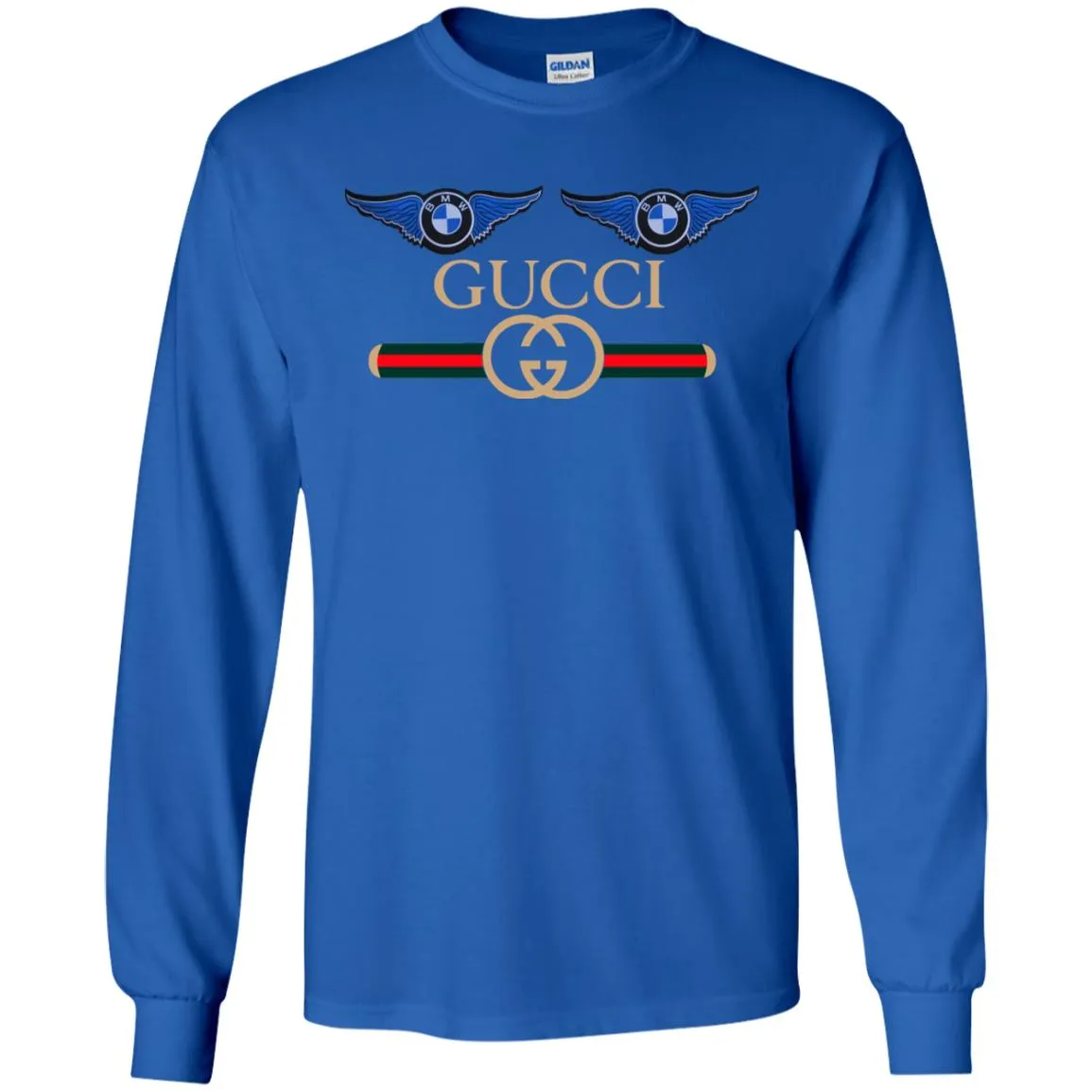 Gucci Bmw Trending T-shirt Men Long Sleeve Shirt