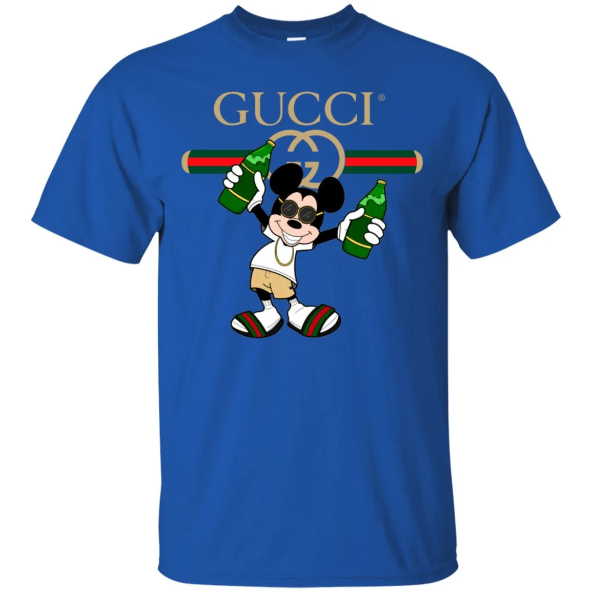 Gucci Mickey Mouse Top Trending T-shirt Men Cotton T-Shirt