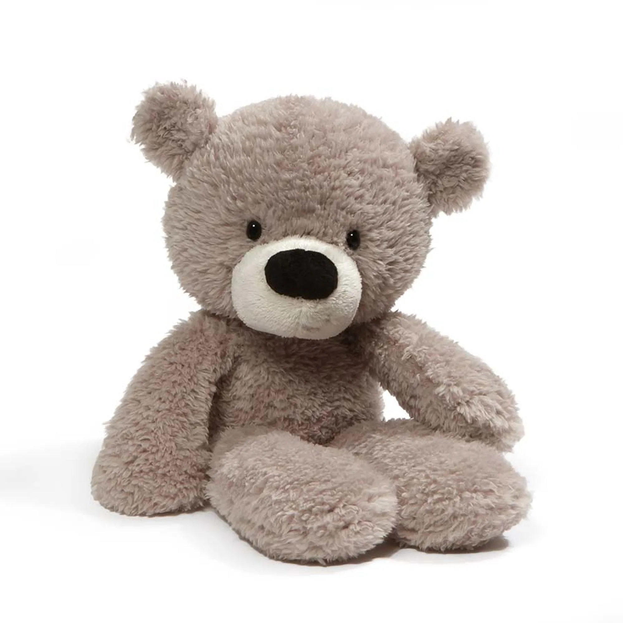 Gund Fuzzy Bear Gray 13.5"