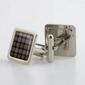 Gunn Weathered Tartan Cufflinks - Choose Your Shape