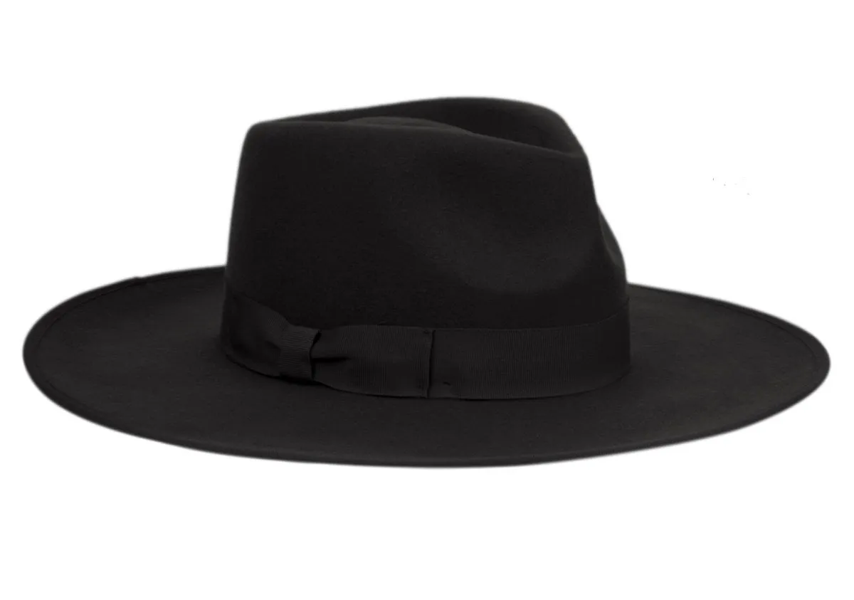 Gustavo | Wide Brim Wool Felt Fedora Hat