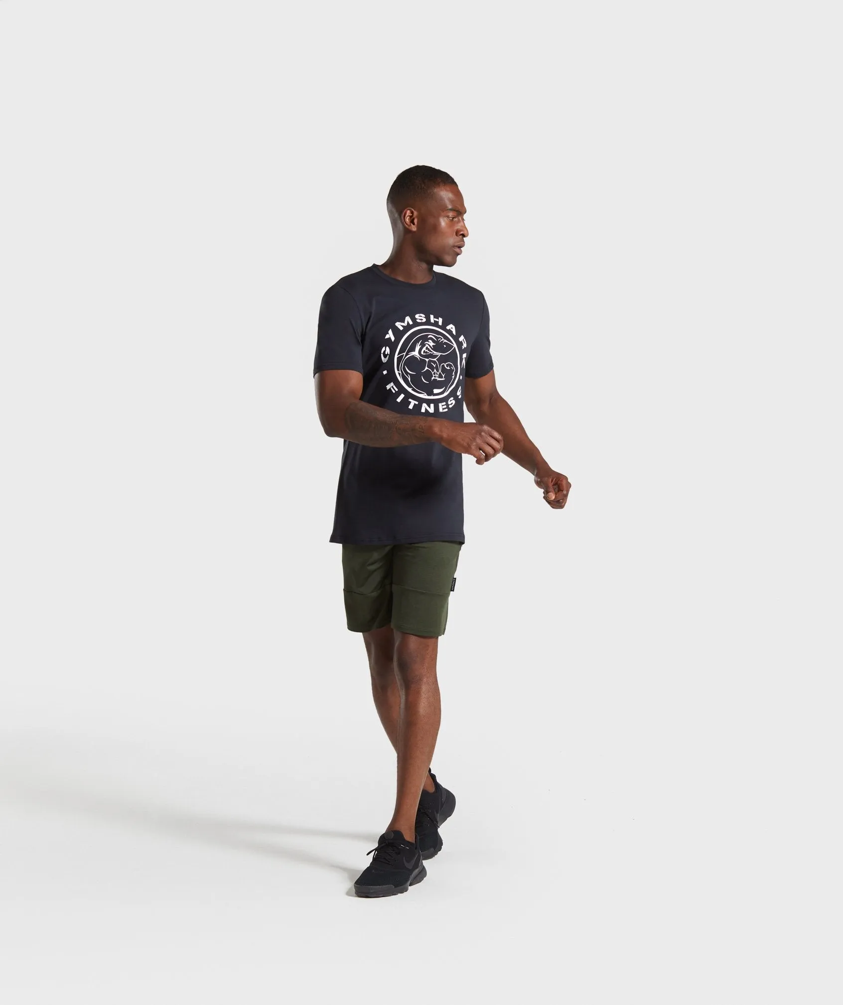 Gymshark Element Shorts - Dark Green Marl