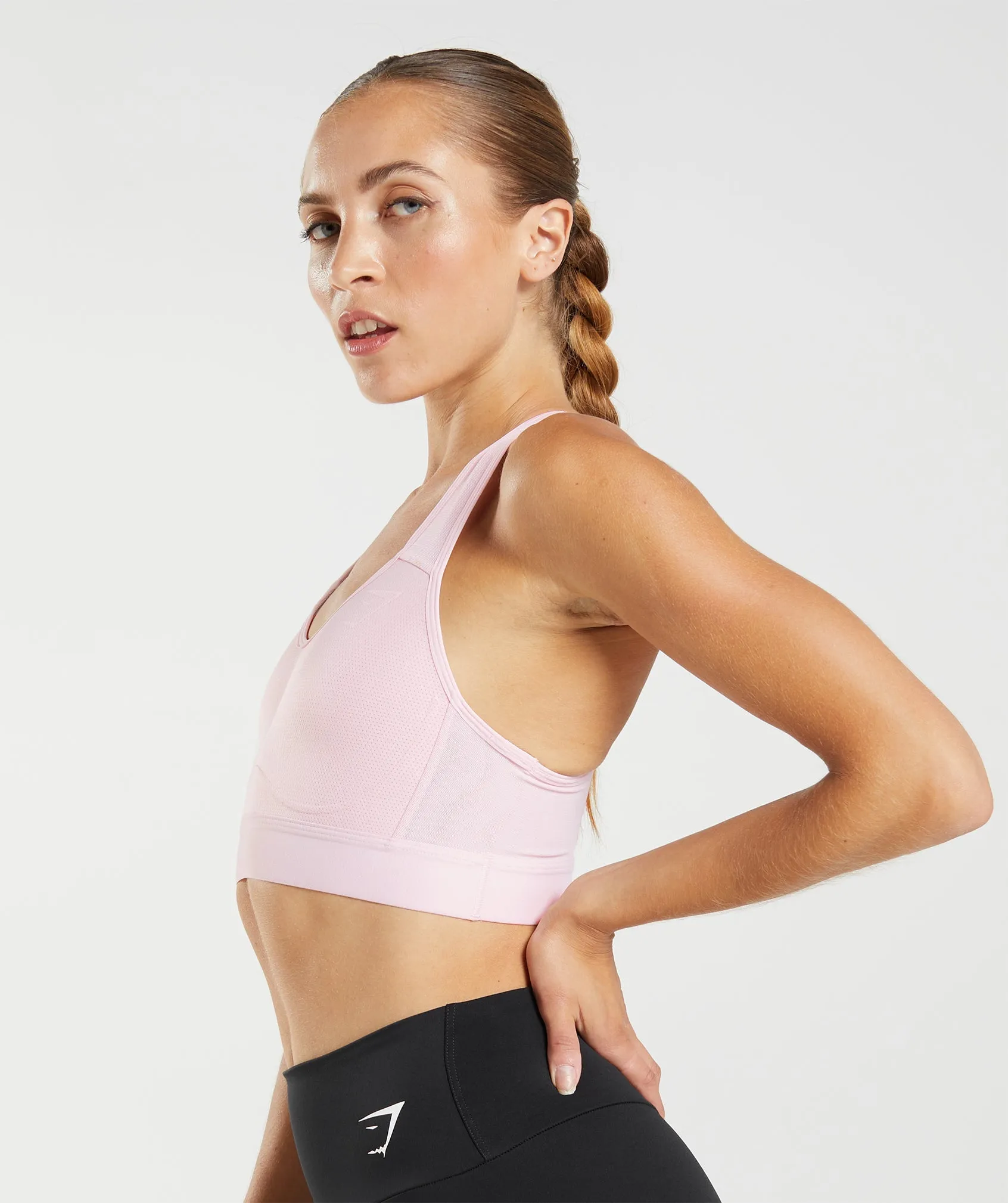 Gymshark Lightweight High Support Sports Bra - Sweet Pink