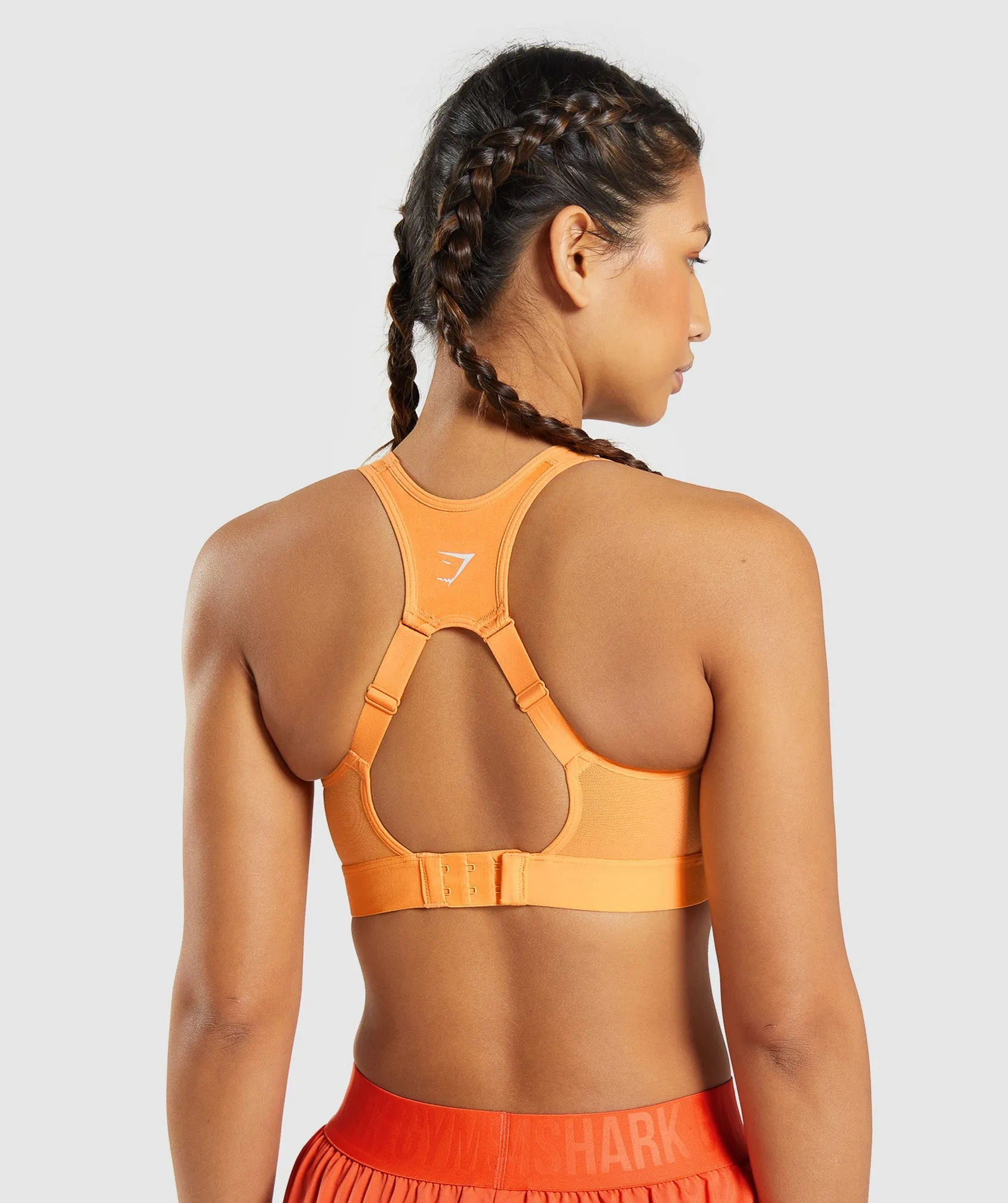 Gymshark Open Back Sports Bra - Apricot Orange