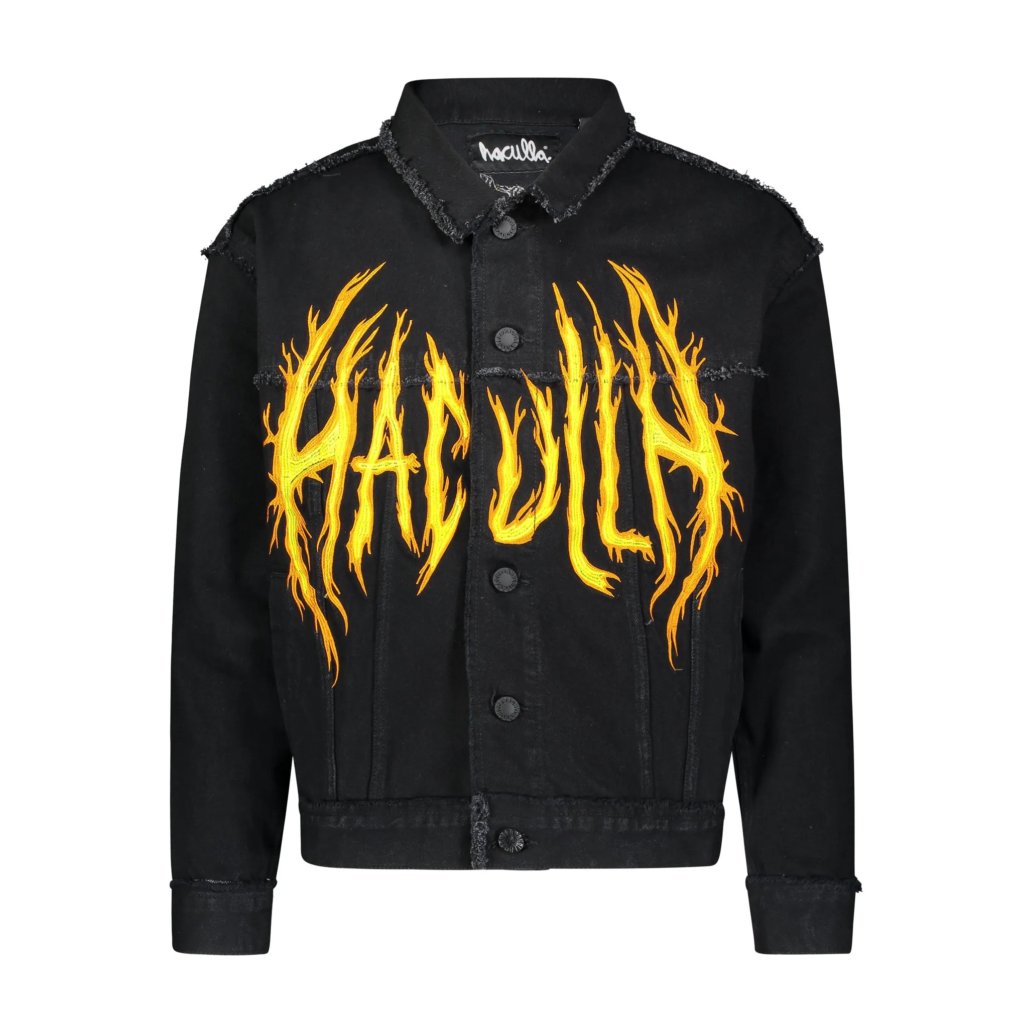 HAC ON FIRE JACKET BLACK DENIM