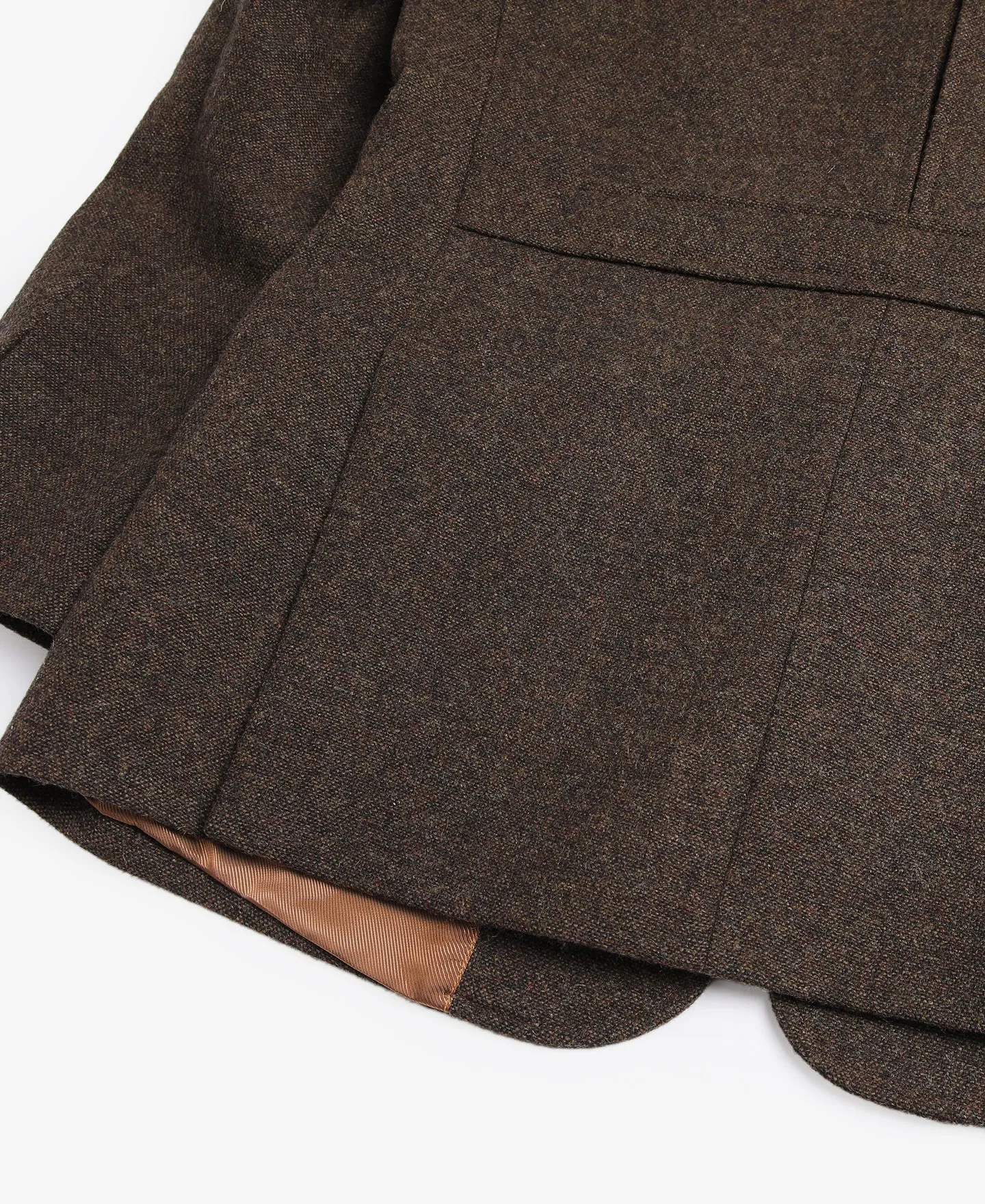 Half Norfolk Brown Tweed Jacket