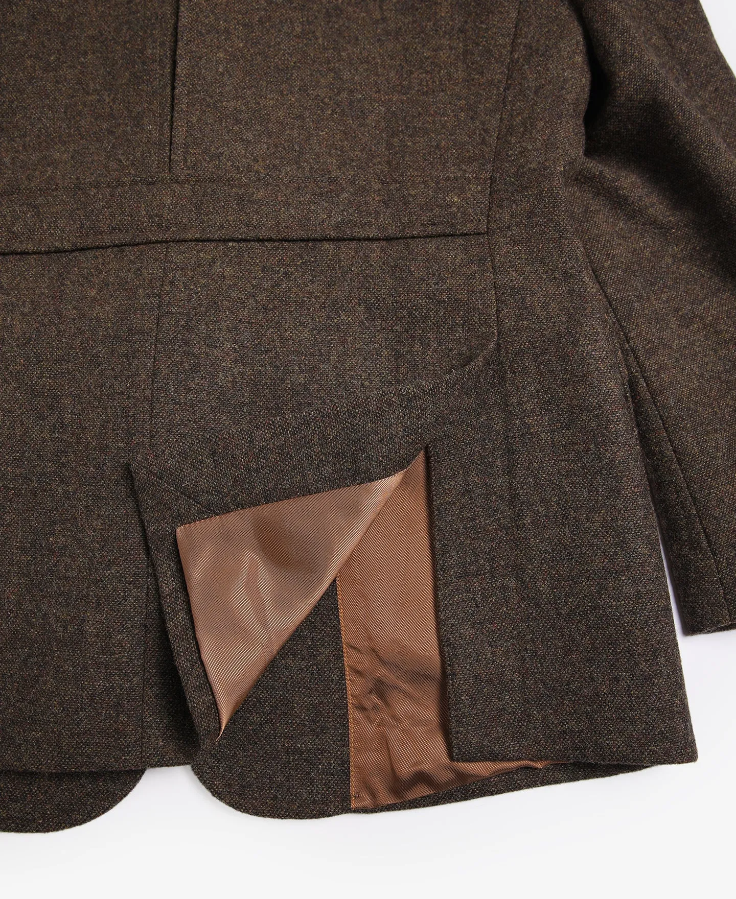 Half Norfolk Brown Tweed Jacket