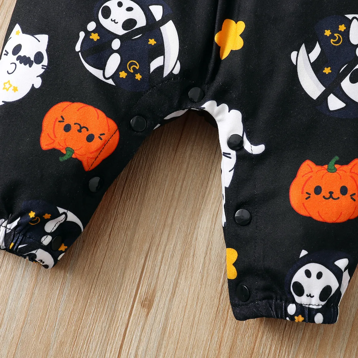 Halloween Baby Suspender Jumpsuits Pumpkin Ghost Bat Baby Rompers Outfits