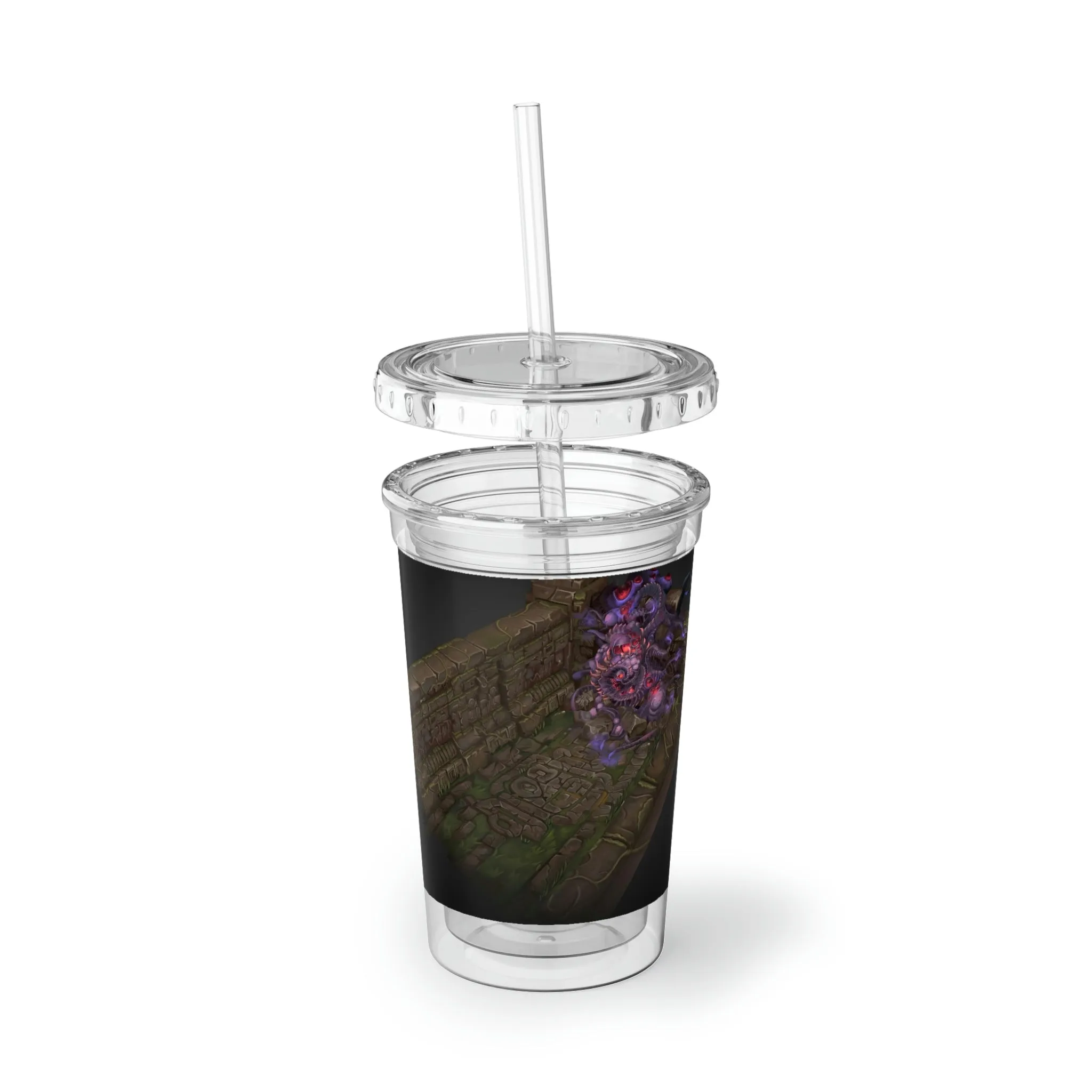 Hand-Painted Environment Art Suave Acrylic Cup