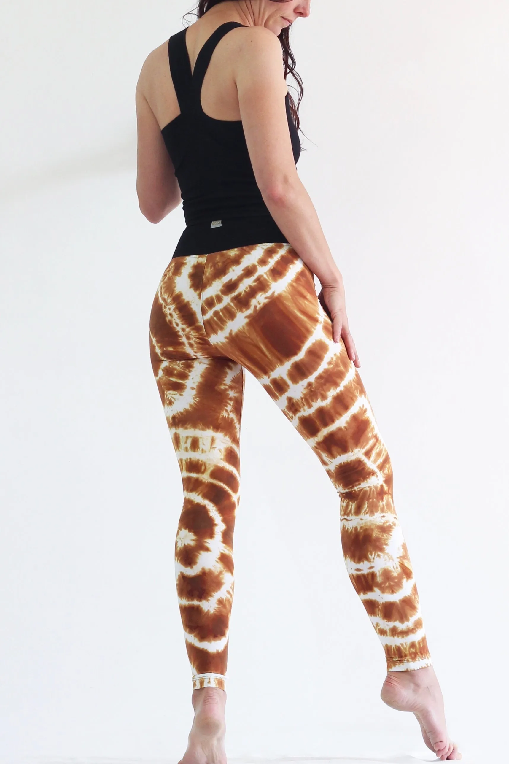 Hand Painted Leggings - SanDune