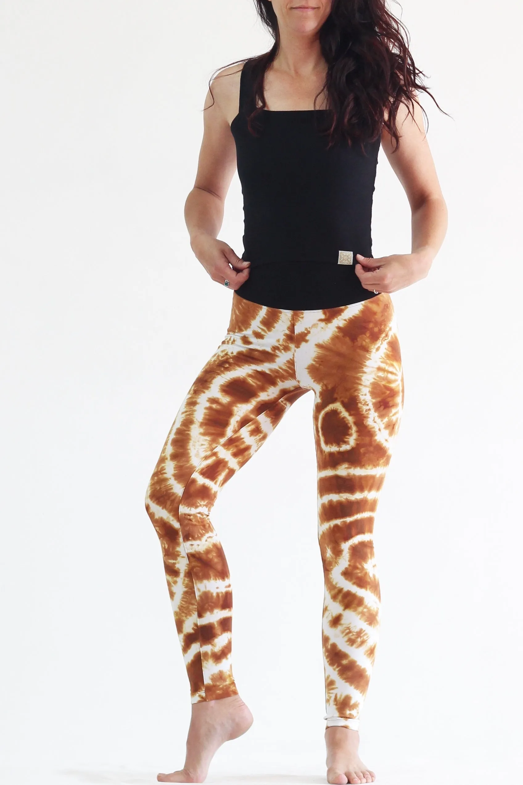 Hand Painted Leggings - SanDune