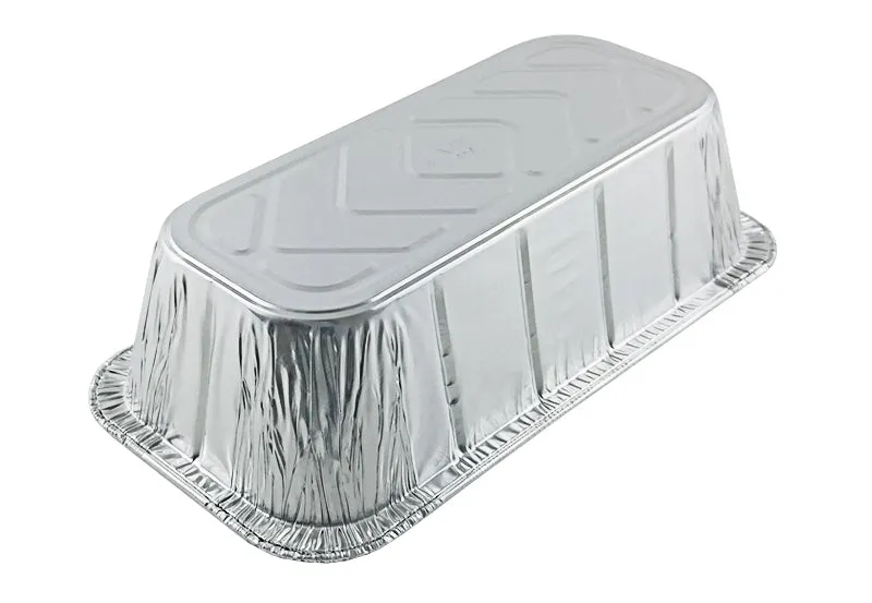 Handi-Foil 5 lb. Aluminum Foil Loaf Pan w/Lid 50/PK