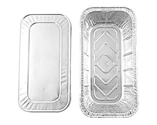 Handi-Foil 5 lb. Aluminum Foil Loaf Pan w/Lid 50/PK