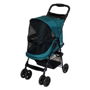 Happy Trails NO-ZIP Pet Stroller in Emerald