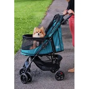 Happy Trails NO-ZIP Pet Stroller in Emerald