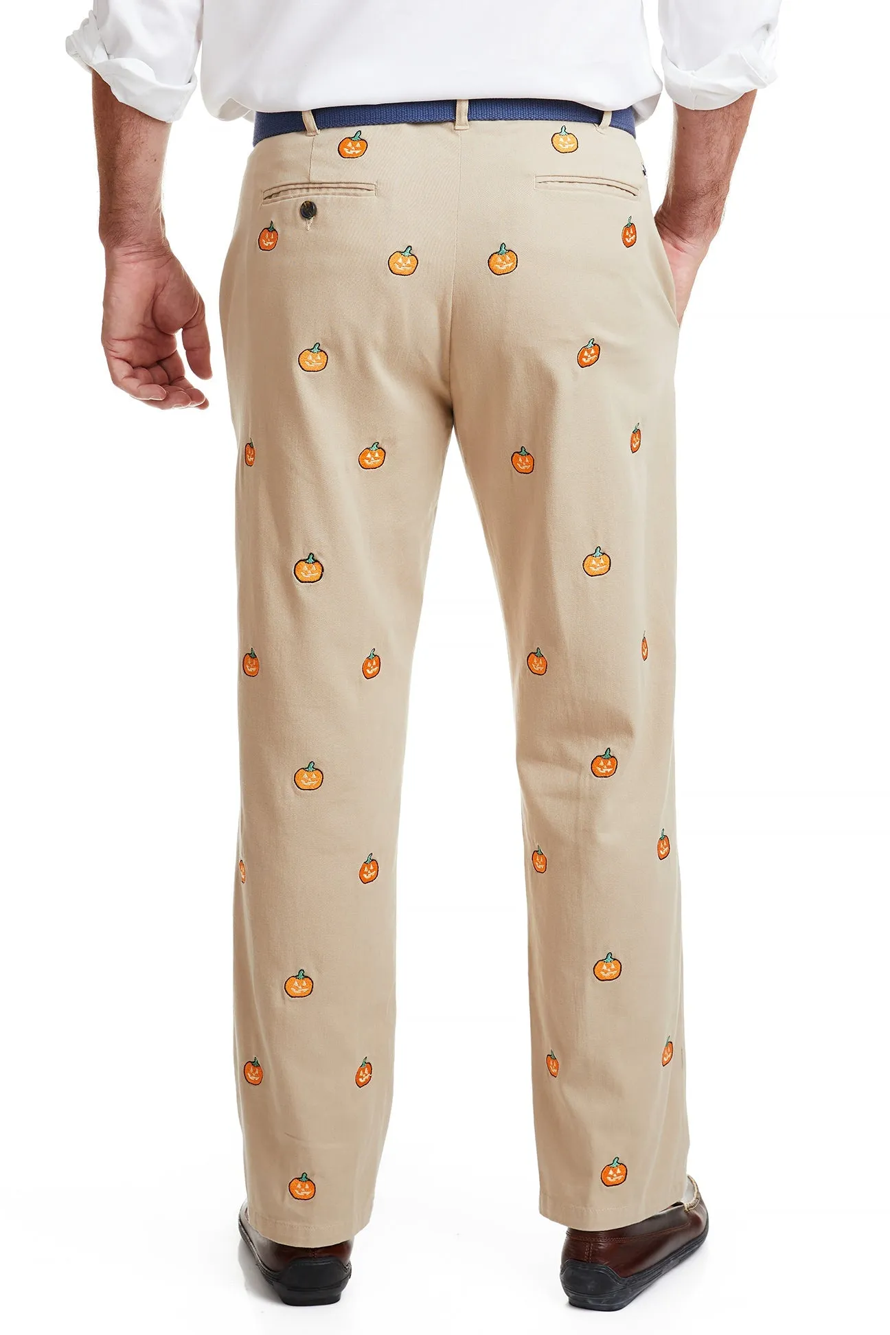 Harbor Pant Khaki with Jack O'Lantern