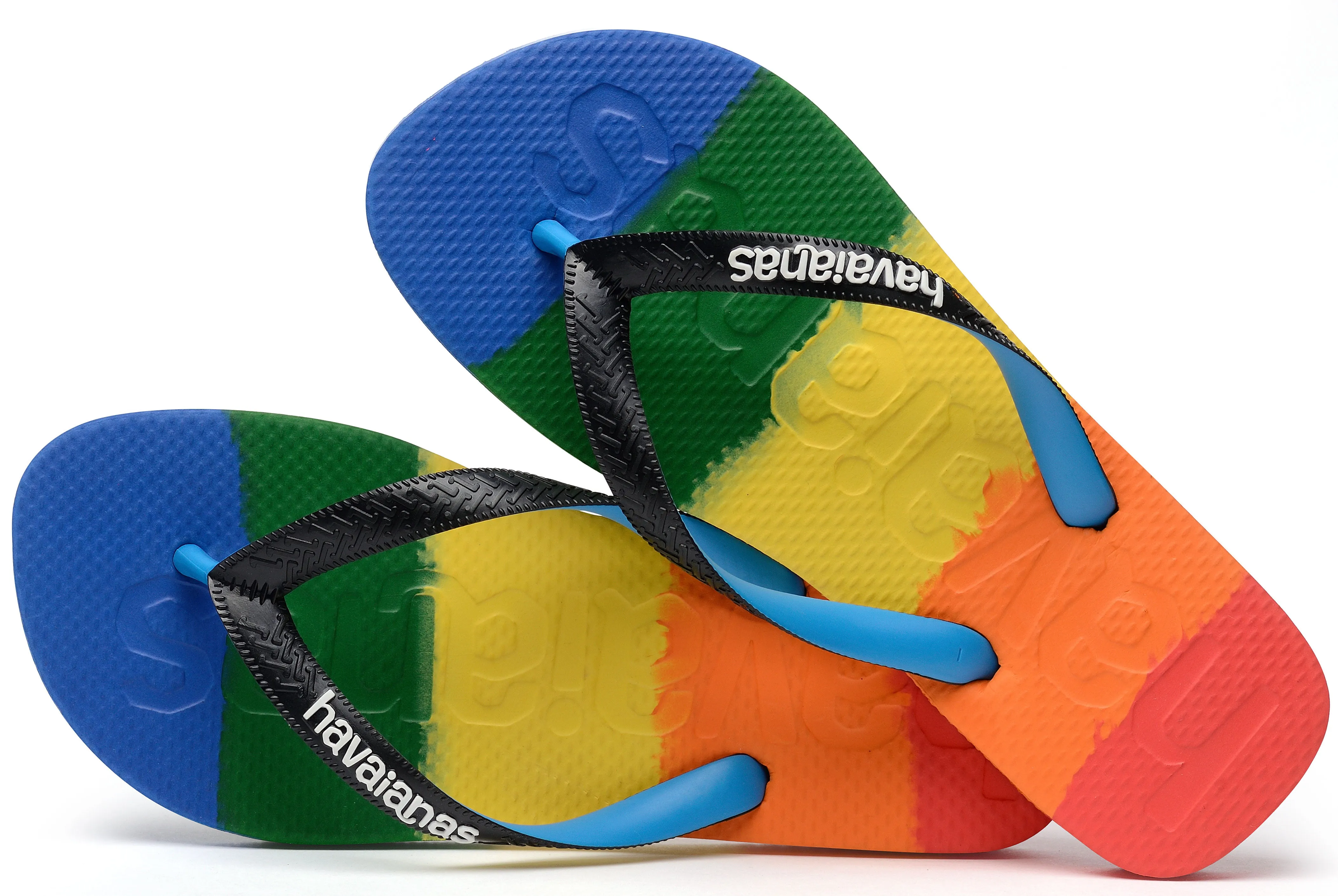 Havaianas Logomania In Rainbow