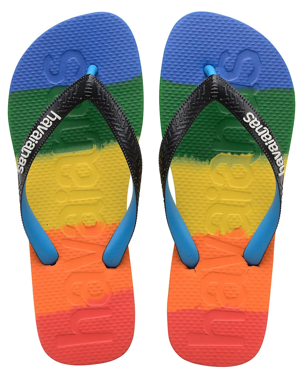 Havaianas Logomania In Rainbow