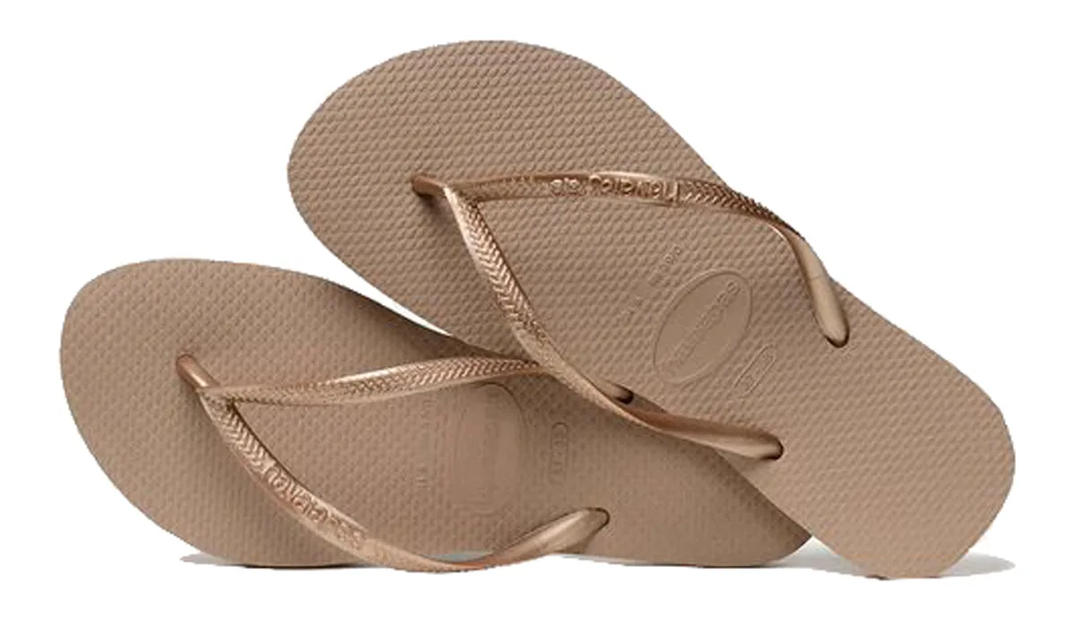 Havaianas Slim In Rose Gold