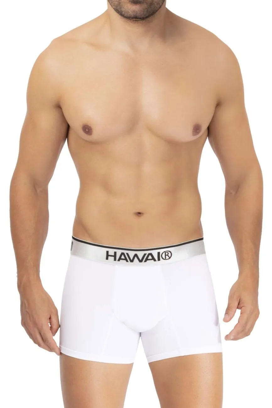 HAWAI 42326 Microfiber Boxer Briefs Color White