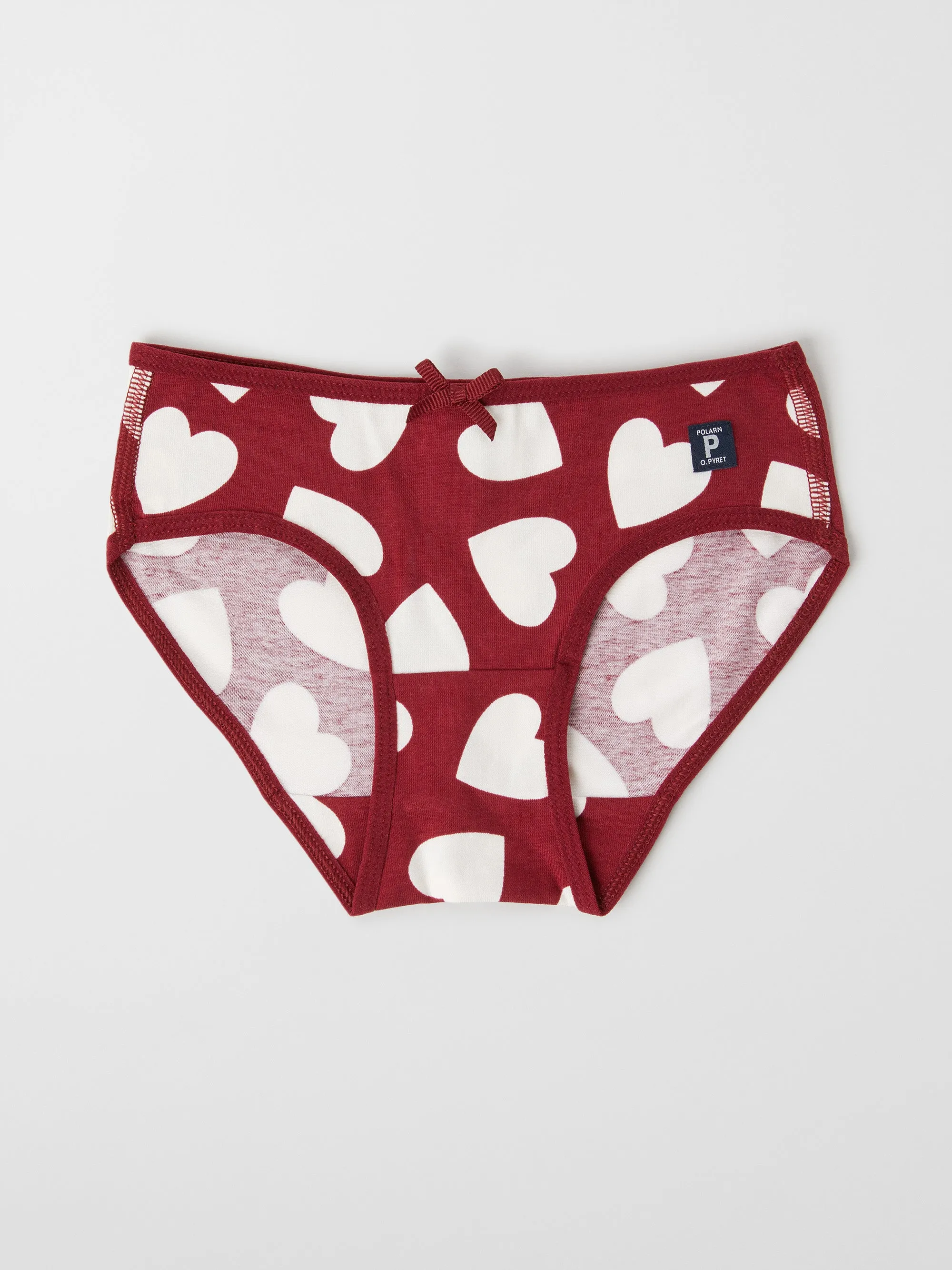 Heart Print Girls Briefs