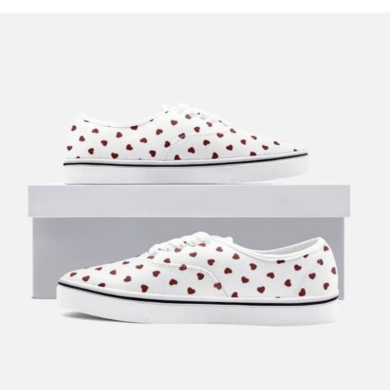 Hearts Canvas Shoes