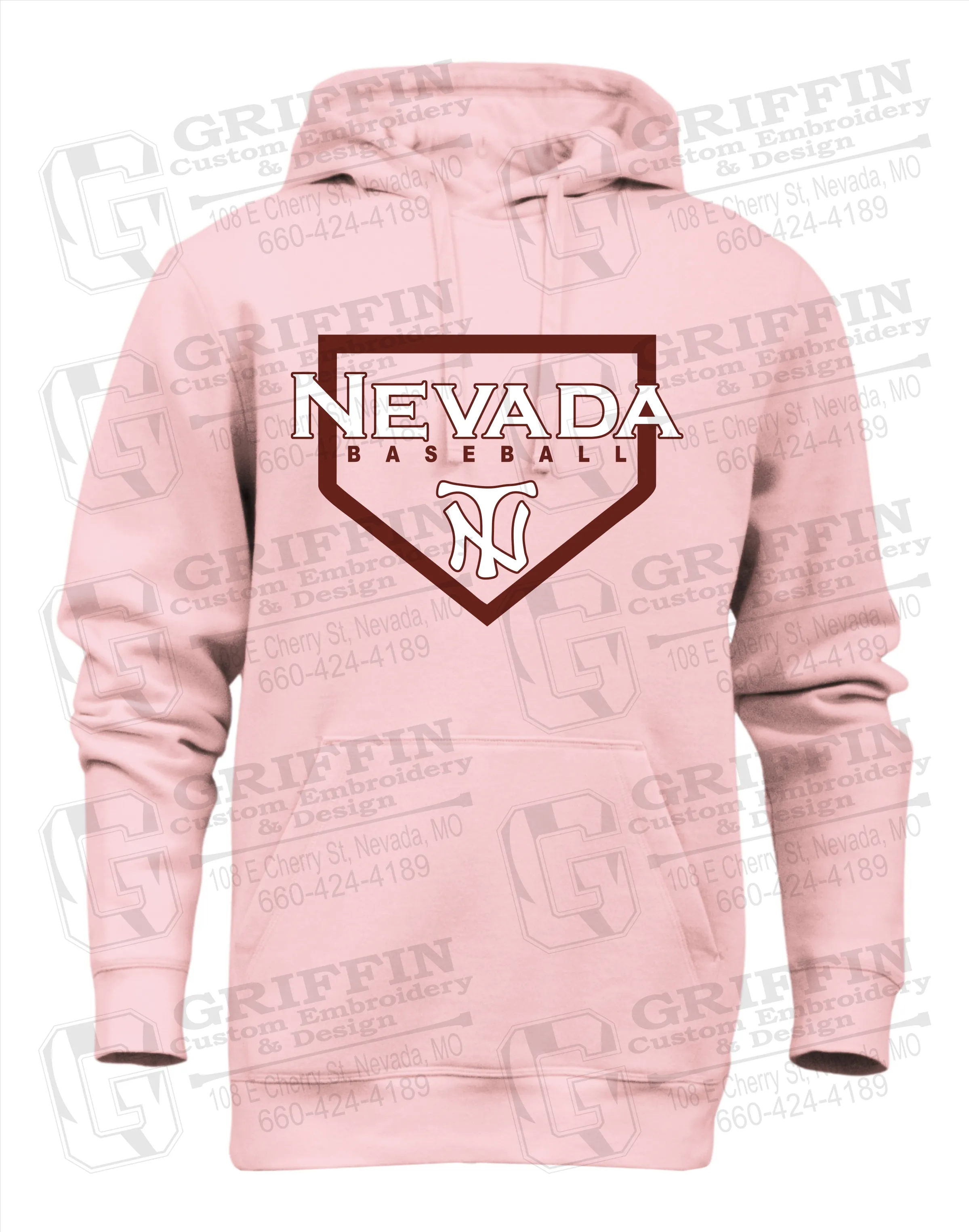 Heavyweight Fleece Hoodie - Baseball - Nevada Tigers 21-S