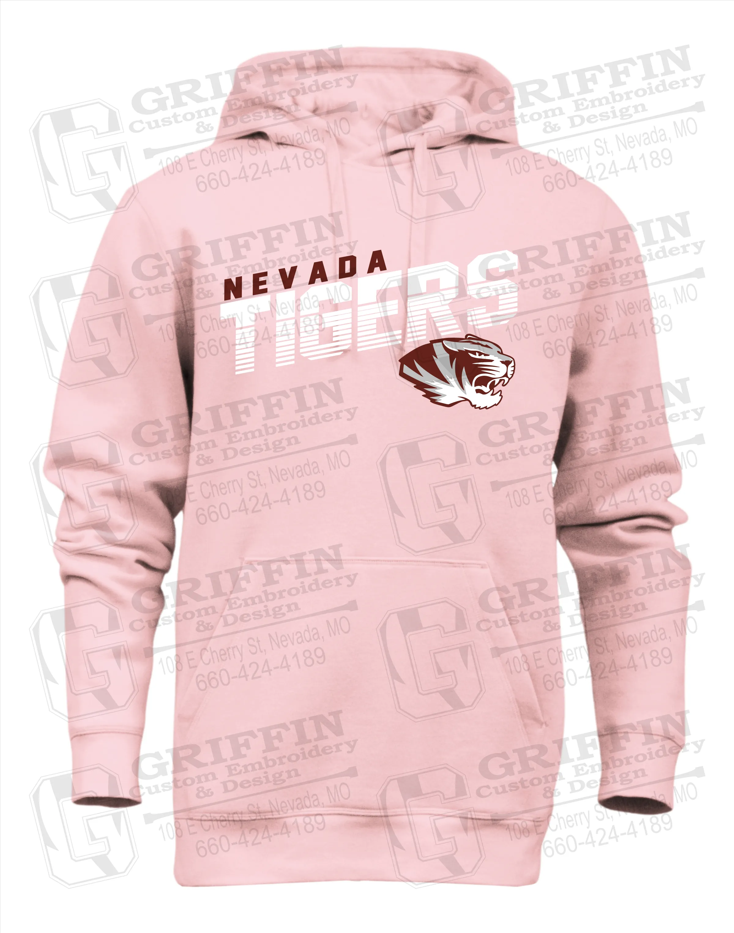 Heavyweight Fleece Hoodie - Nevada Tigers 19-A