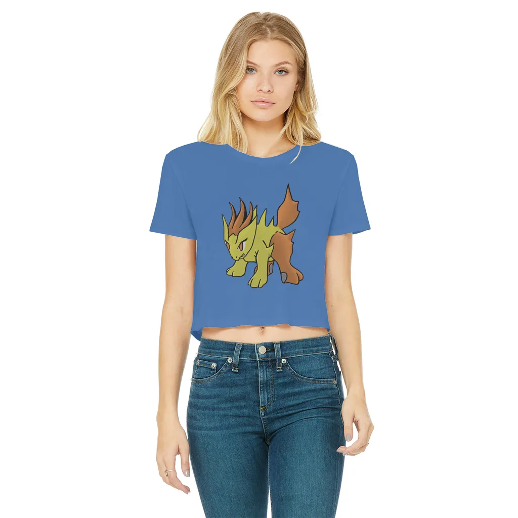 Hedgpoint Classic Women's Cropped Raw Edge T-Shirt