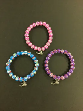 Helicopter Fimo Beaded Bracelet